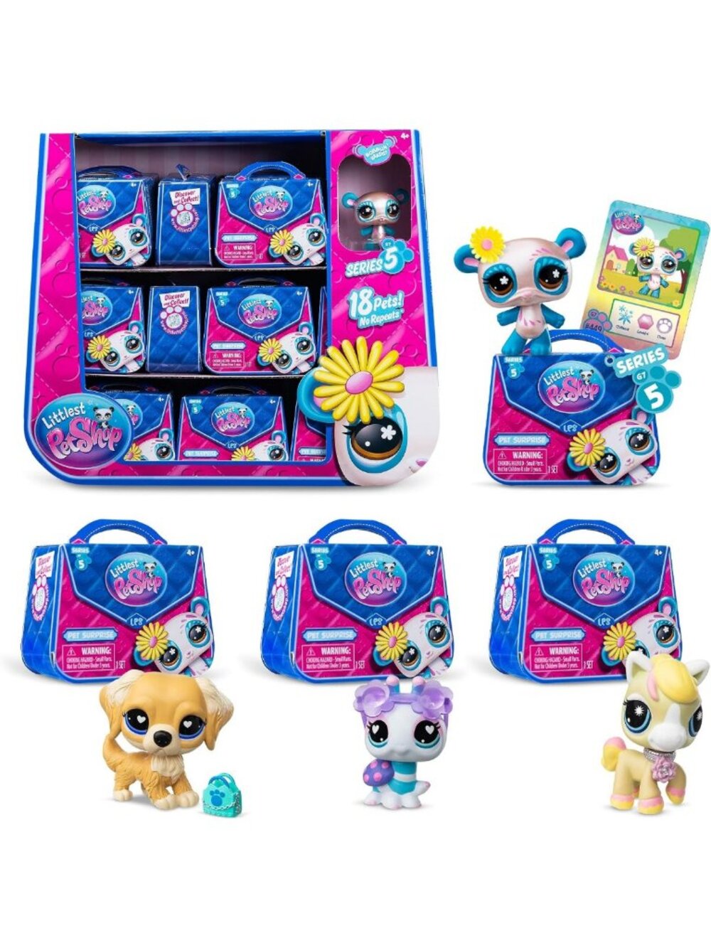 18-Pet Collector Set - Surprise Display, Authentic Mystery Figures for Kids 4
